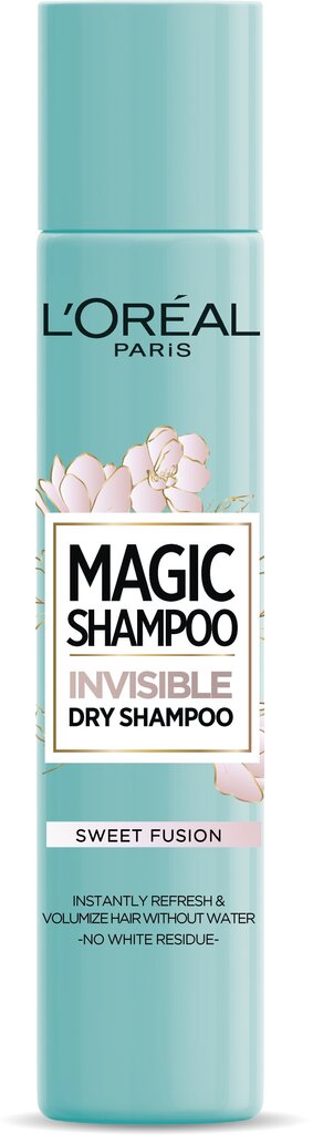 L'Oreal Paris Magic Dry ShampooSweet fusion 200ml цена и информация | Šampoonid | kaup24.ee