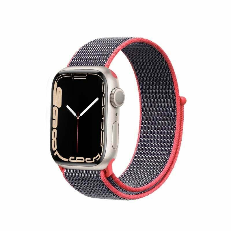 Crong nailon Käevõru Apple Watchile 42/44/45mm, roosa - hind ja info | Nutikellade ja nutivõrude tarvikud | kaup24.ee