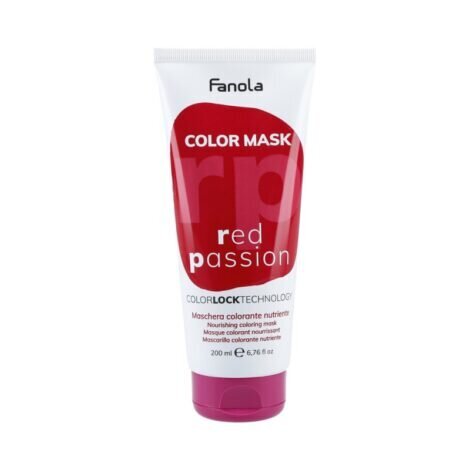 Fanola tooniv juuksemask Red Passion, 200 ml hind ja info | Juuksevärvid | kaup24.ee