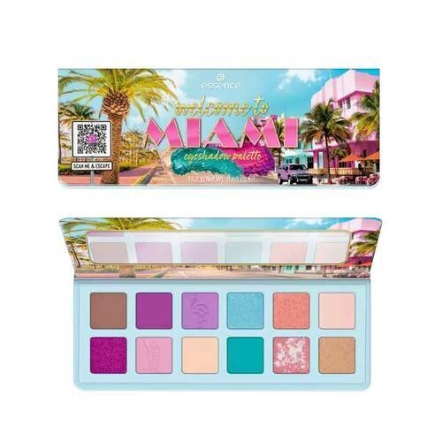 Essence welcome to Miami Eyeshadow - Lauvärvi palett 13.2g hind ja info | Ripsmetušid, lauvärvid, silmapliiatsid, seerumid | kaup24.ee