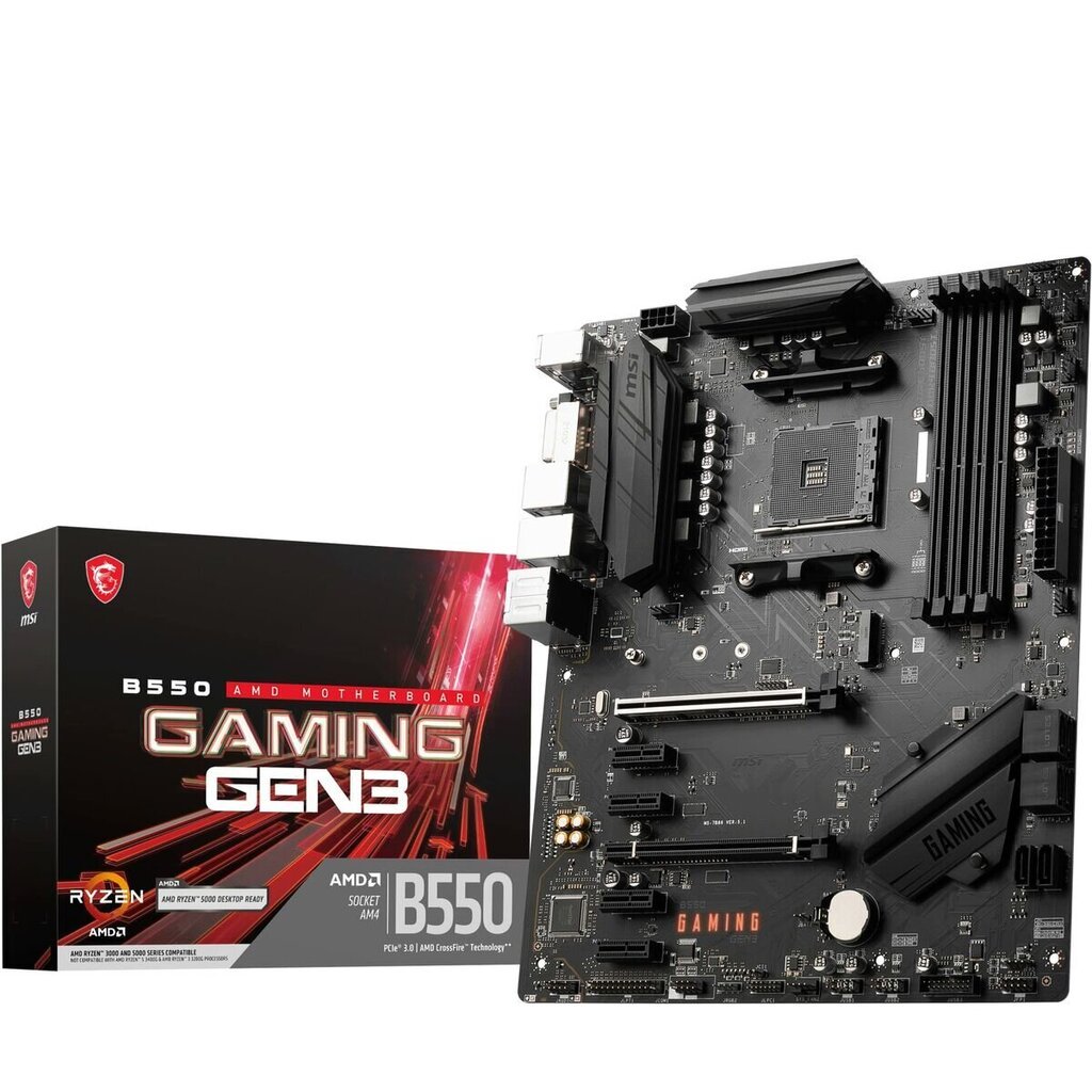 Emaplaat MSI B550 GAMING GEN3 AMD AM4 hind ja info | Emaplaadid | kaup24.ee
