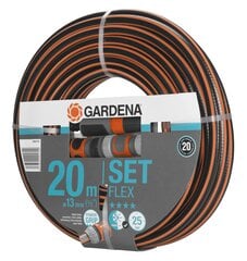 Шланг с соединителями Gardena Comfort Flex, 13 мм (1/2") цена и информация | Оборудование для полива | kaup24.ee
