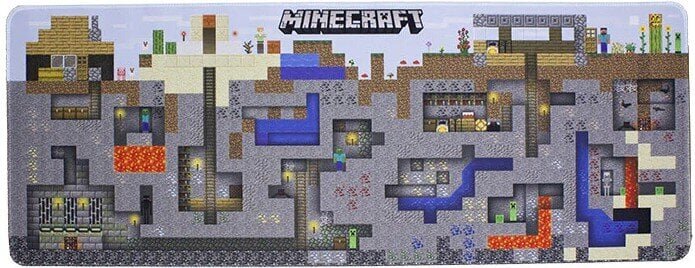 Minecraft World 800x300mm hind ja info | Fännitooted mänguritele | kaup24.ee