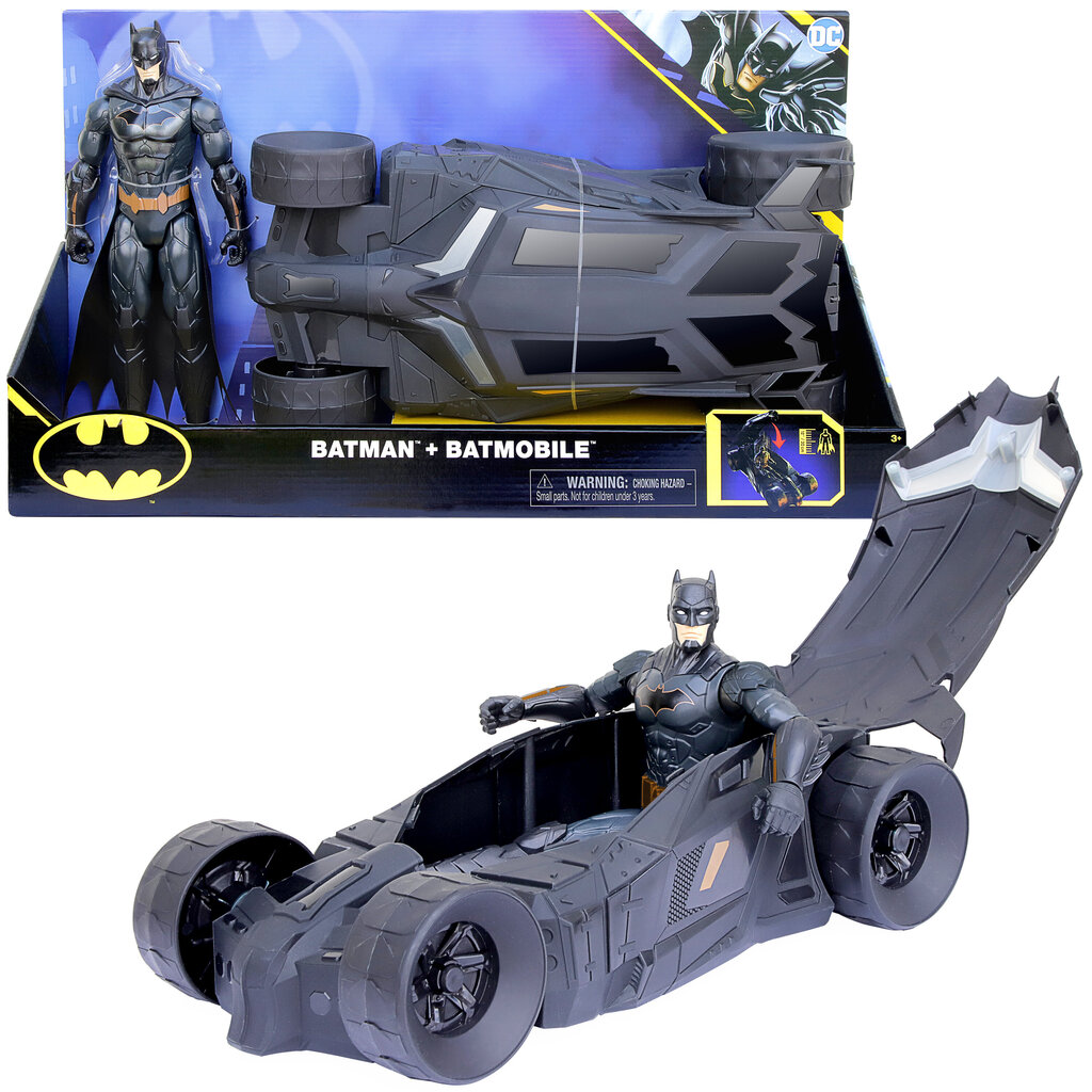 Batman auto 30 cm figuuriga hind ja info | Poiste mänguasjad | kaup24.ee