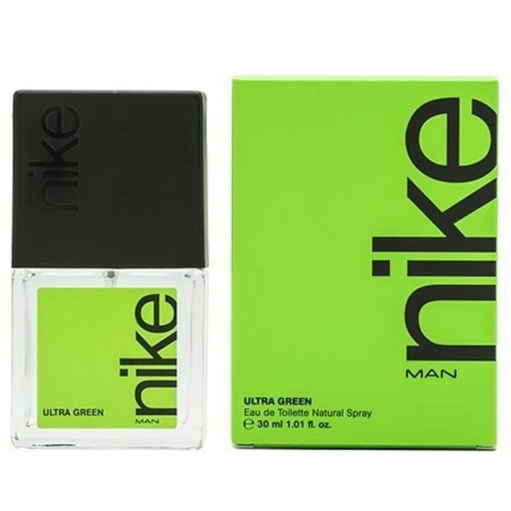 Tualettvesi Nike Ultra Green EDT meestele, 30 ml 30 ml hind ja info | Meeste parfüümid | kaup24.ee