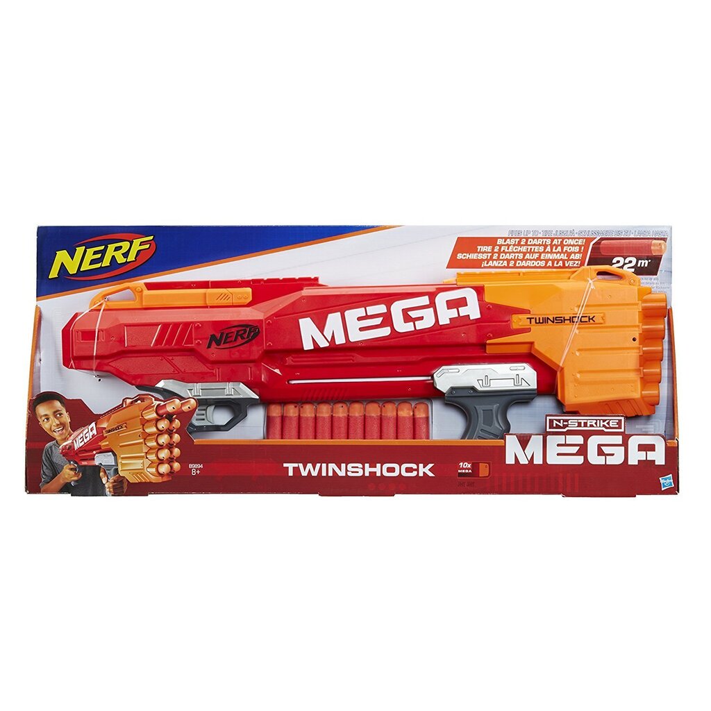 Nerf N-Strike Mega Twinshock цена и информация | Poiste mänguasjad | kaup24.ee