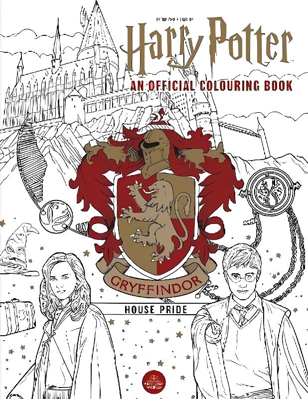 Harry Potter: Gryffindor House Pride: The Official Colouring Book hind ja info | Väikelaste raamatud | kaup24.ee