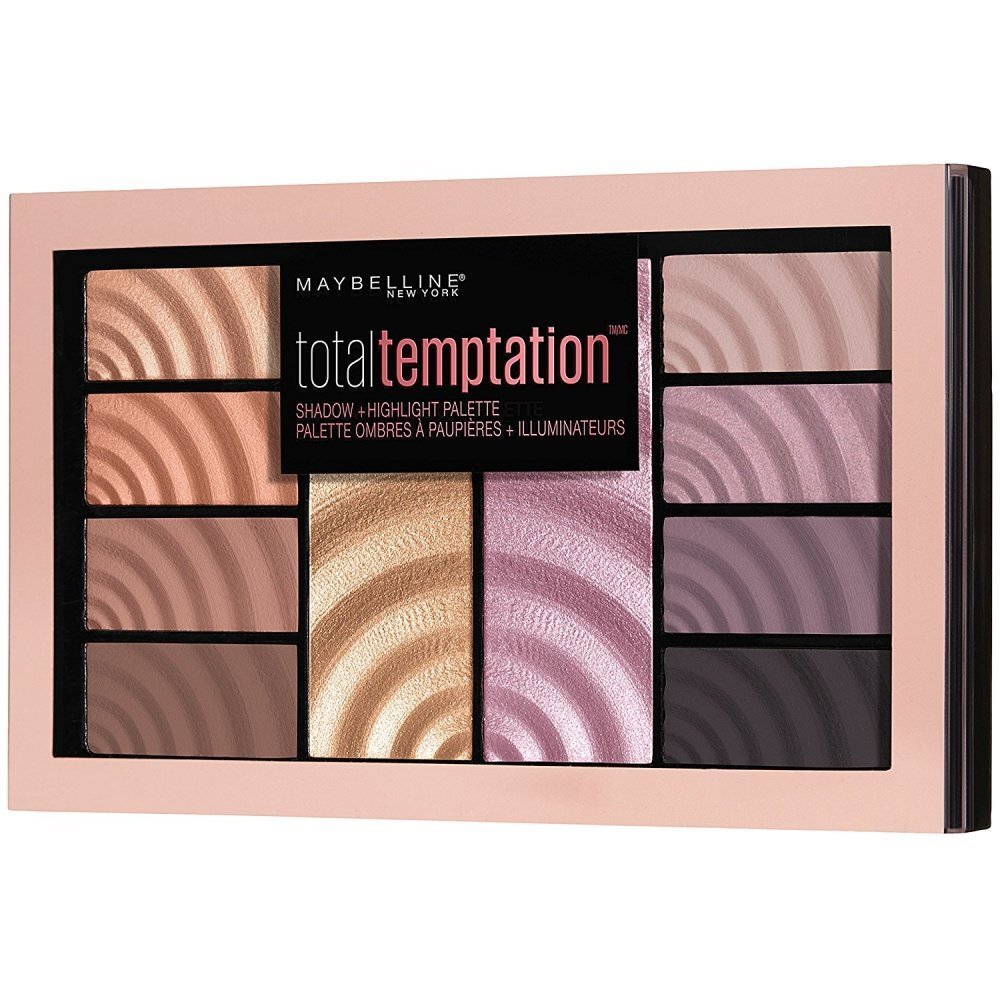 Maybelline New York Total Temptation lauvärvi ja highlighter'ite palett цена и информация | Päikesepuudrid, põsepunad | kaup24.ee