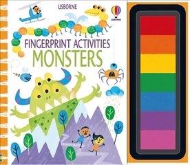 Fingerprint Activities Monsters hind ja info | Väikelaste raamatud | kaup24.ee