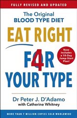 Eat Right 4 Your Type: Fully Revised with 10-day Jump-Start Plan цена и информация | Самоучители | kaup24.ee