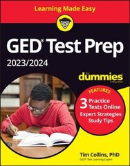 GED Test Prep 2023/2024 For Dummies with Online Practice 6th ed. цена и информация | Книги по социальным наукам | kaup24.ee