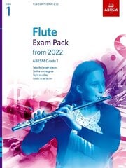 Flute Exam Pack from 2022, ABRSM Grade 1: Selected from the syllabus from 2022. Score & Part, Audio Downloads, Scales & Sight-Reading hind ja info | Kunstiraamatud | kaup24.ee