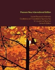 Social Research Methods: Qualitative and Quantitative Approaches: Pearson New International Edition 7th edition цена и информация | Книги по социальным наукам | kaup24.ee