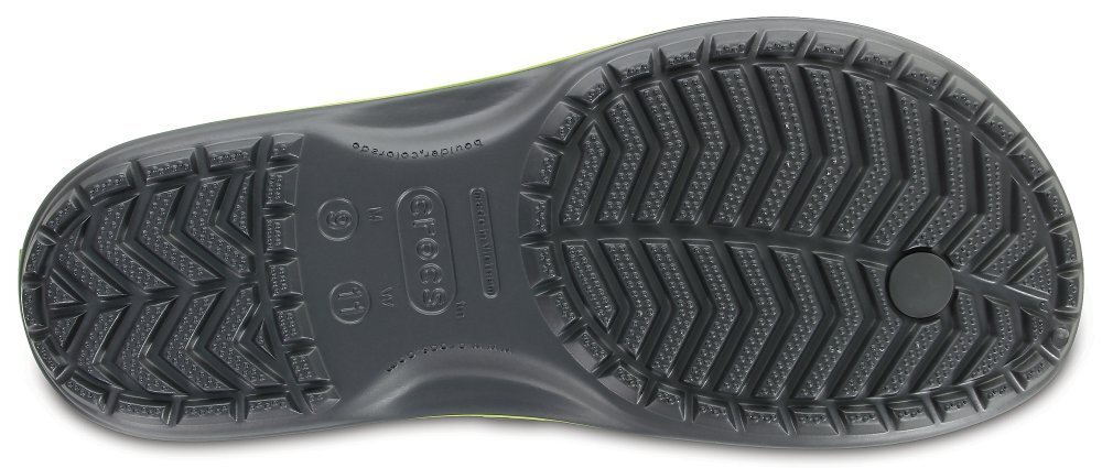 Meeste plätud Crocs™ Crocband Flip, hall цена и информация | Naiste plätud ja sussid | kaup24.ee