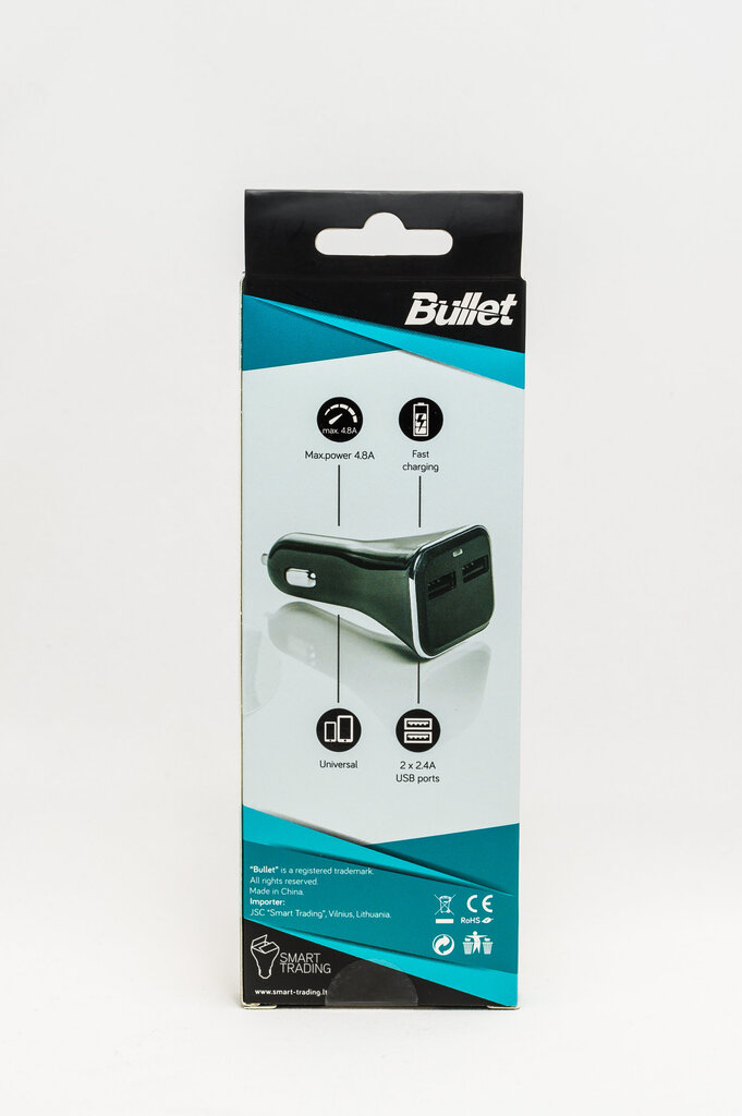 Bullet B_CC 4,8A hind ja info | Mobiiltelefonide laadijad | kaup24.ee