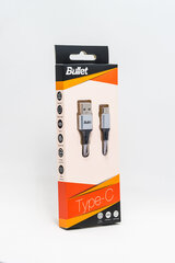 USB-kaabel Bullet Type-C, 1 m hind ja info | Bullet Mobiiltelefonid, foto-, videokaamerad | kaup24.ee