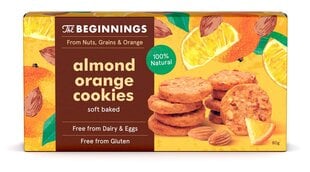 Vegan makroonid The Beginnings apelsinidega, 80 g. hind ja info | Maiustused | kaup24.ee