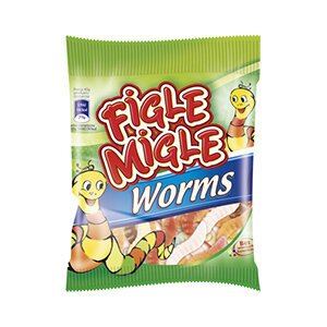 Kummikommid Figle Migle Worms, 80 g hind ja info | Maiustused | kaup24.ee