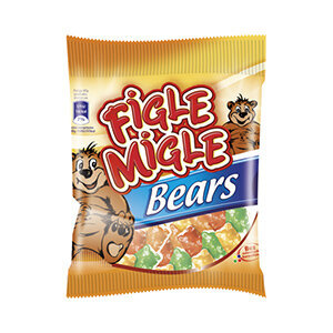 Kummikommid Figle Migle Bears, 80 g hind ja info | Maiustused | kaup24.ee