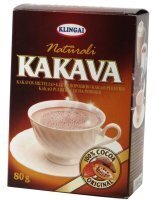 Klingai naturaalne kakao, 80 g hind ja info | Kohv, kakao | kaup24.ee