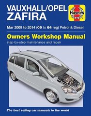 Vauxhall/Opel Zafira Petrol & Diesel (Mar '09-'14) 09 To 64 цена и информация | Путеводители, путешествия | kaup24.ee