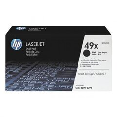 HP Q5949XD 49XD Dual EOL kassett, must hind ja info | Laserprinteri toonerid | kaup24.ee