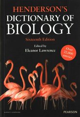 Henderson's Dictionary of Biology 16th edition hind ja info | Majandusalased raamatud | kaup24.ee