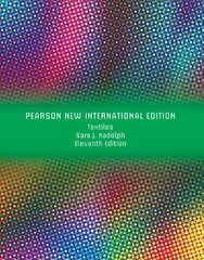 Textiles: Pearson New International Edition 11th edition цена и информация | Книги об искусстве | kaup24.ee