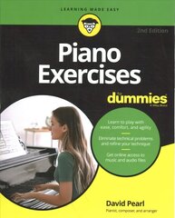 Piano Exercises For Dummies, 2nd Edition 2nd Edition hind ja info | Kunstiraamatud | kaup24.ee