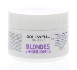 Parandav juuksemask blondidele Goldwell Dualsenses Blondes & Highlights 200ml цена и информация | Маски, масла, сыворотки | kaup24.ee