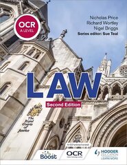 OCR A Level Law Second Edition цена и информация | Книги по экономике | kaup24.ee