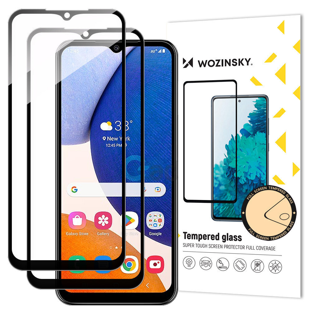 Wozinsky Full Glue Samsung Galaxy A14 5G 9H hind ja info | Ekraani kaitsekiled | kaup24.ee