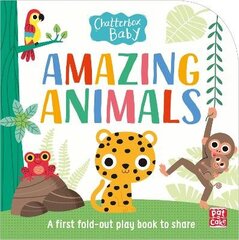 Chatterbox Baby: Amazing Animals: Fold-out tummy time book hind ja info | Väikelaste raamatud | kaup24.ee