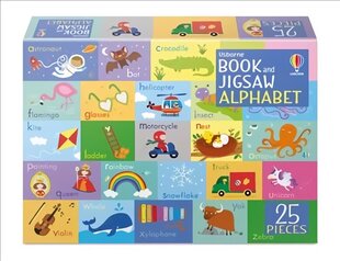 Book and Jigsaw Alphabet hind ja info | Väikelaste raamatud | kaup24.ee