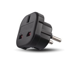 Adapter Forever EU/UK, must hind ja info | Forever Sülearvutid ja tarvikud | kaup24.ee