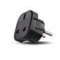 Adapter Forever EU/UK, must цена и информация | USB jagajad, adapterid | kaup24.ee