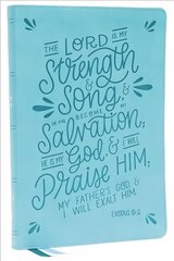 NKJV, Thinline Bible, Verse Art Cover Collection, Leathersoft, Teal, Red Letter, Comfort Print: Holy Bible, New King James Version цена и информация | Духовная литература | kaup24.ee