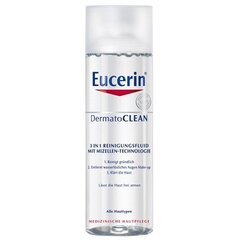 Мицеллярная вода Eucerin DermatoCLEAN 3 in 1, 200 мл цена и информация | Тушь, средства для роста ресниц, тени для век, карандаши для глаз | kaup24.ee