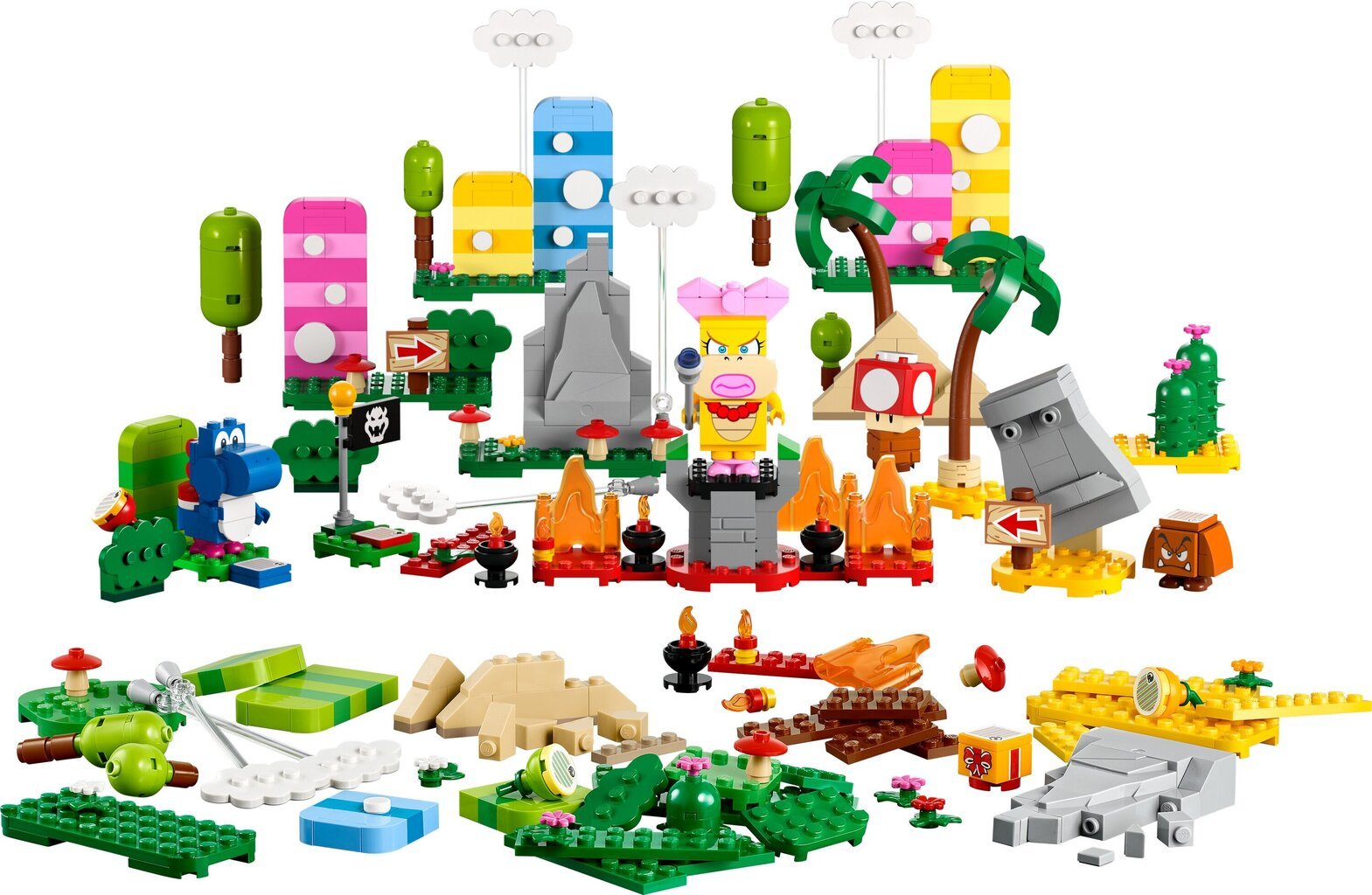 71418 LEGO® Super Mario Loominguline tööriistakomplekt цена и информация | Klotsid ja konstruktorid | kaup24.ee