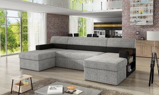  Yниверсальный мягкий диван в Markos, серый /черный цена и информация | Угловые диваны | kaup24.ee