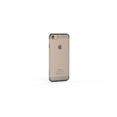 Devia Glimmer 2 Silicone Back Case For Apple iPhone 7 / 8 Transparent - Gold hind ja info | Telefoni kaaned, ümbrised | kaup24.ee