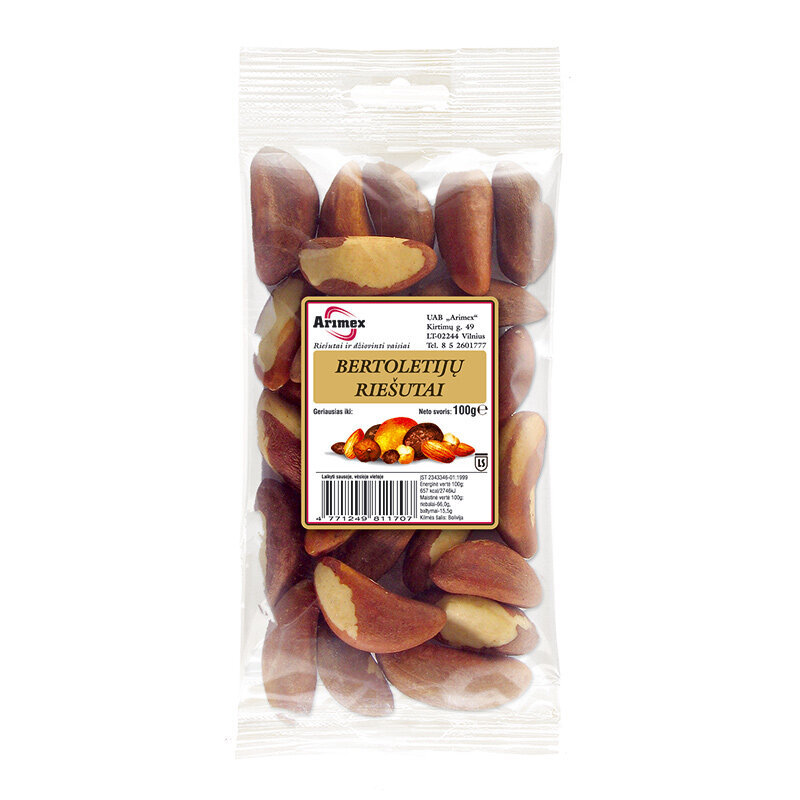 Parapähklid Arimex, 100 g hind ja info | Pähklid, seemned, kuivatatud puuviljad | kaup24.ee