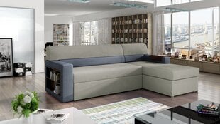 Мягкий угловой диван Rico, серый / синий цена и информация | Угловые диваны | kaup24.ee