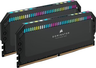 Corsair Dominator Platinum RGB, 32ГБ (2x16ГБ), DDR5, 6200МГц (CMT32GX5M2X6200C36) цена и информация | Оперативная память (RAM) | kaup24.ee