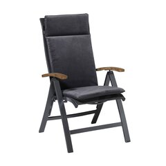 Подушка для стула Velvet Lages031 105x50 см, серая цена и информация | Подушки, наволочки, чехлы | kaup24.ee