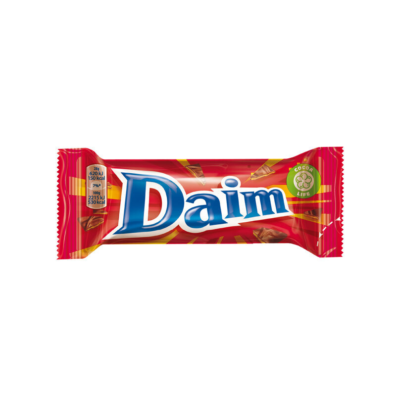 Šokolaadibatoon Daim Single, 28 g hind ja info | Maiustused | kaup24.ee