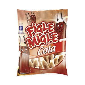 Kummikommid FIGLE MIGLE Cola, 80 g hind ja info | Maiustused | kaup24.ee