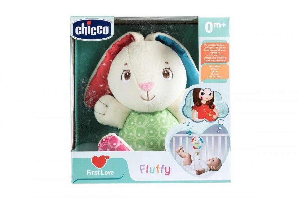 CHICCO Muusikaga voodikõrin Fluffy цена и информация | Imikute mänguasjad | kaup24.ee