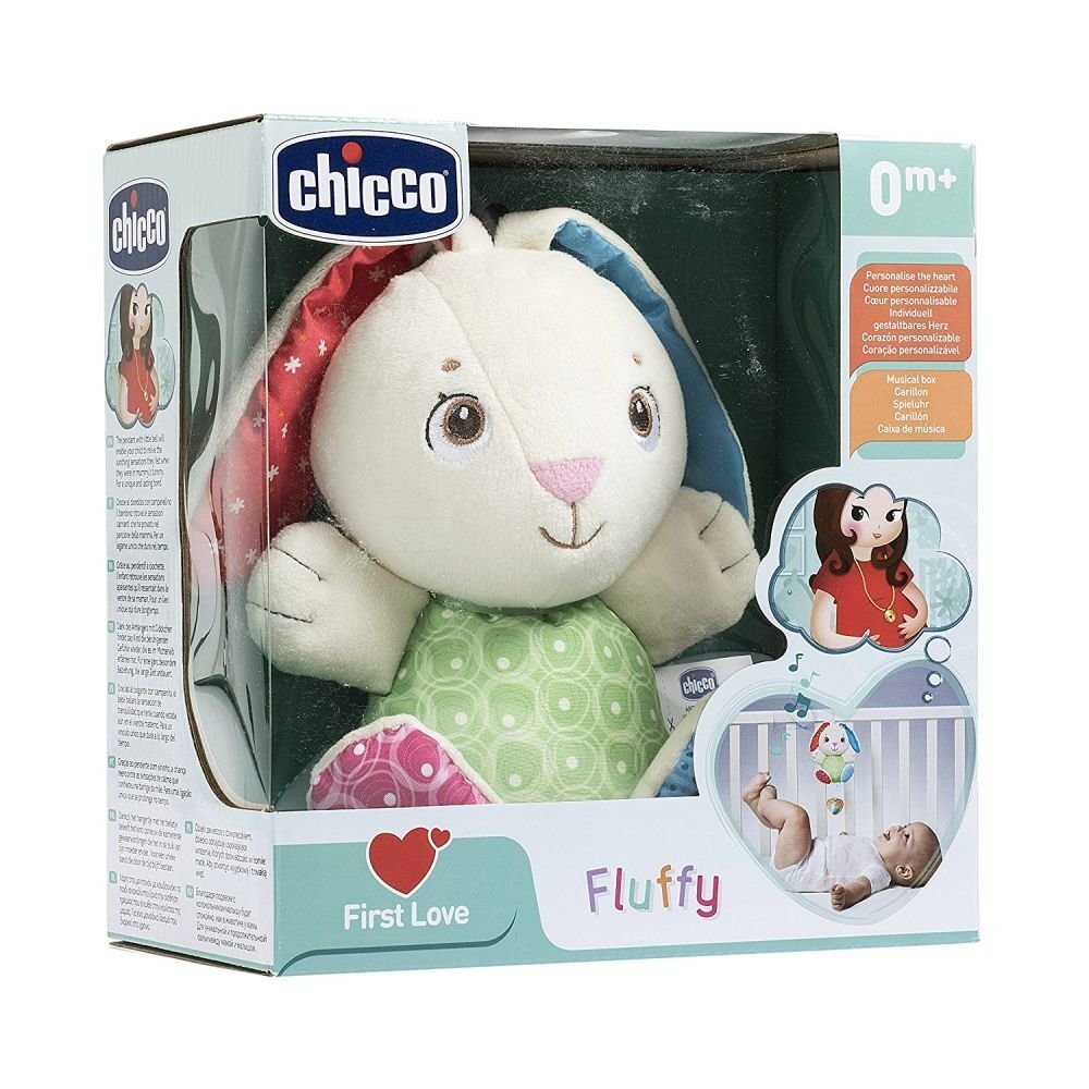 CHICCO Muusikaga voodikõrin Fluffy цена и информация | Imikute mänguasjad | kaup24.ee