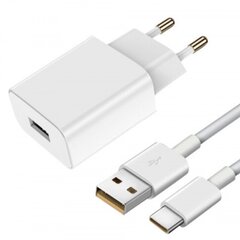 Vivo USB-A 33W 3A + USB-kaabel - USB Type C hind ja info | Mobiiltelefonide laadijad | kaup24.ee